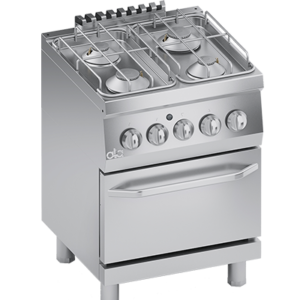 FOURNEAU GAZ 4 BRULEURS + FOUR GAZ 1/1 GN