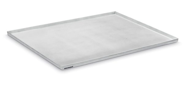 Plateaux en aluminium perforé avec bord plié