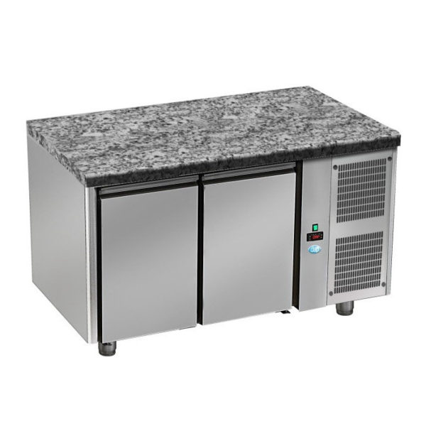 TOUR PÂTISSIER 600X400 RÉFRIGÉRÉ GRANIT 2 PORTES